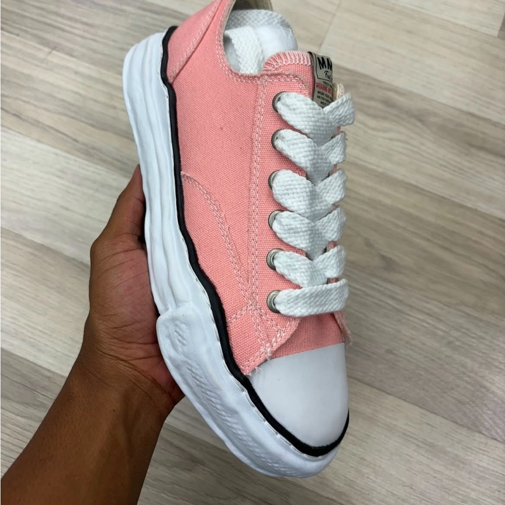 Converse Pink and White Sneakers